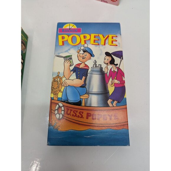 VHS Lot of 4 Children's Shows Casper, The Little Lulu Show, Betty Boop, Popeye - Picture 5 of 6